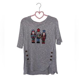🆕 gray nutcracker shirt